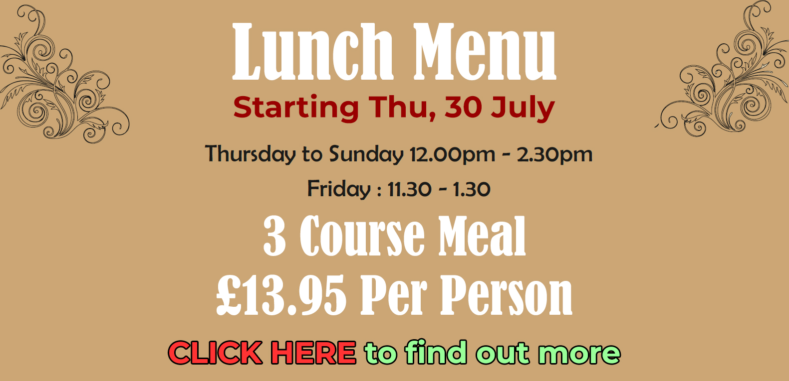 Lunch Menu