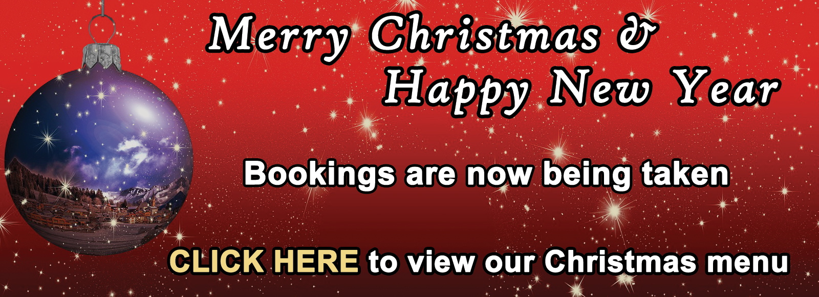 Christmas 2026 Menu
